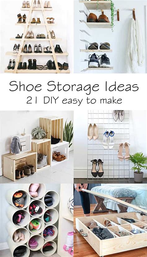 do it yourself shoe organizer.